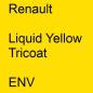 Preview: Renault, Liquid Yellow Tricoat, ENV.